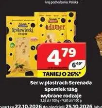 Ser w plastrach Serenada Spomlek promocja w Delfin