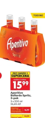 Aperitivo Bollardo Spritz, 3-pak promocja w Biedronka