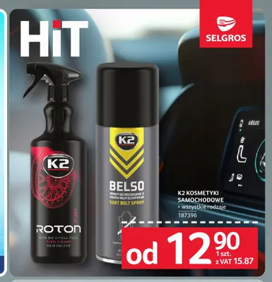 Kosmetyki samochodowe K2 promocja w Selgros