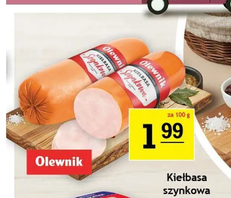 Kiełbasa szynkowa Olewnik promocja w Gram Market