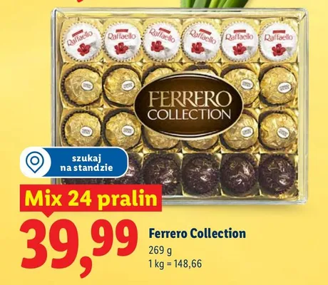 Praliny Ferrero Collection 269 g promocja w Lidl