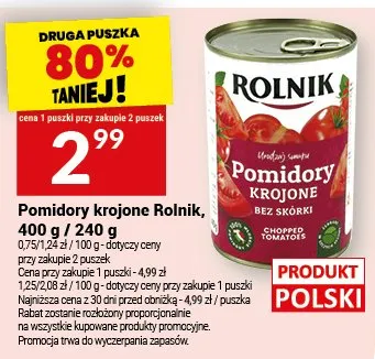 Pomidory krojone promocja w Twój Market