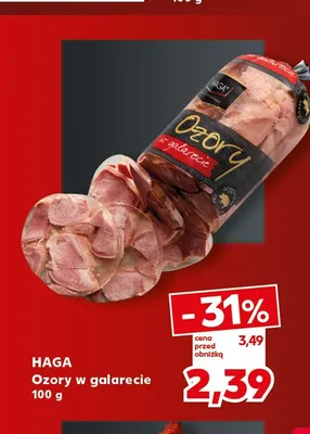 Ozory w galarecie Haga promocja w Kaufland