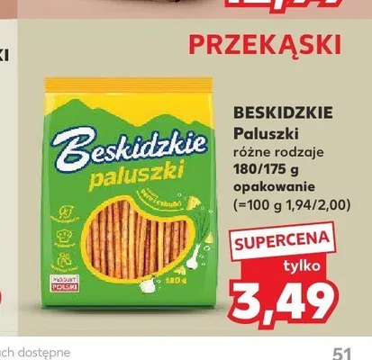 Paluszki Beskidzkie promocja w Kaufland