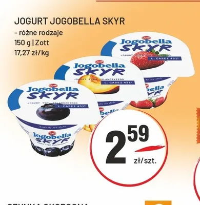 Jogurt Jogobella Skyr promocja w Sedal