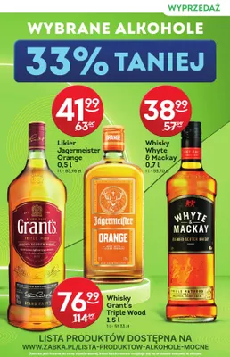 Alkohole promocja w Żabka