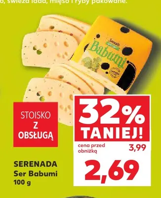 Ser Babumi Serenada promocja w Kaufland