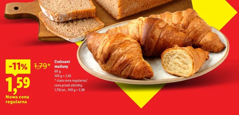 Croissant maślany promocja w Lidl
