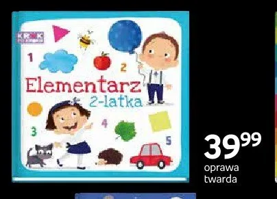 Książka Elementarz 2-latka oprawa twarda promocja w Empik