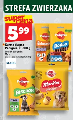 Przysmak dla psa Pedigree Rodeo ze smakiem wołowiny promocja w TOPAZ