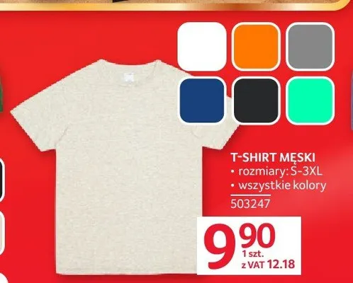 T-shirt męski promocja w Selgros