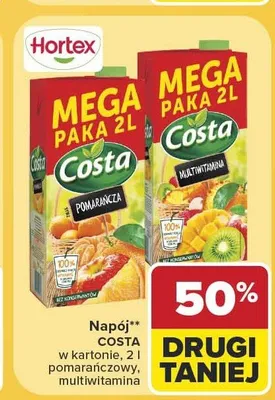 Napój Costa multiwitamina promocja w Carrefour