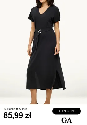 Sukienka fit & flare C&A promocja w C&A
