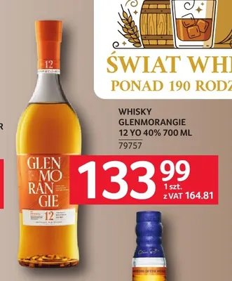 Whisky Glenmorangie 12 YO promocja w Selgros
