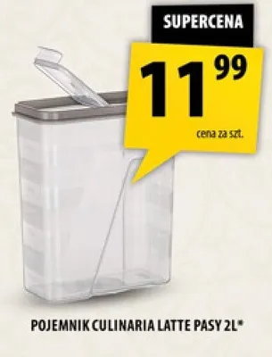 Pojemnik Culinaria Latte Pasy 2l promocja w Arhelan