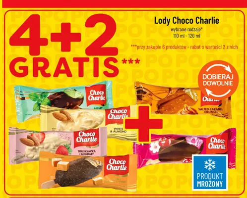 Lody Choco Charlie White & Almond promocja w POLOmarket