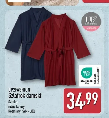 Szlafrok damski UP2FASHION promocja w Aldi
