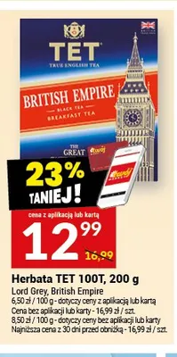 Herbata TET British Empire promocja w Twój Market