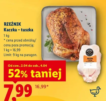 Kaczka tuszka promocja w Lidl
