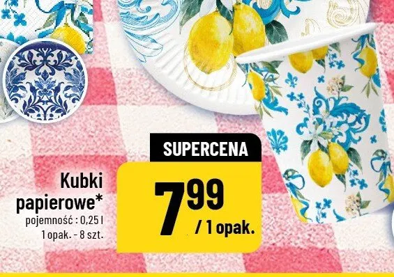 Kubki papierowe promocja w POLOmarket