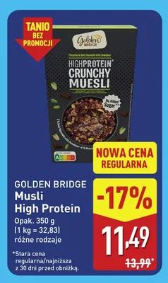 Musli High Protein Golden Bridge promocja w Aldi