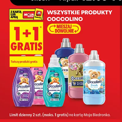 Produkty Coccolino promocja w Biedronka