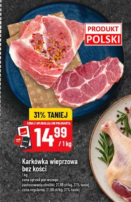 Karkówka wieprzowa bez kości promocja w POLOmarket