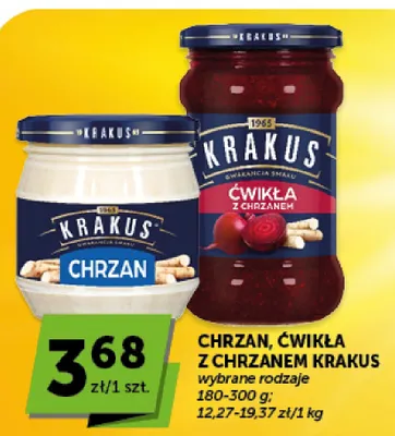 Ćwikła z chrzanem Krakus promocja w Groszek
