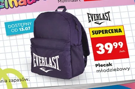 Plecak młodzieżowy Everlast promocja w Biedronka
