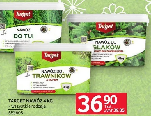 Nawóz Target 4 kg promocja w Selgros