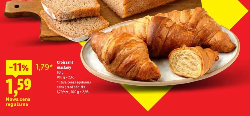 Croissant maślany promocja w Lidl