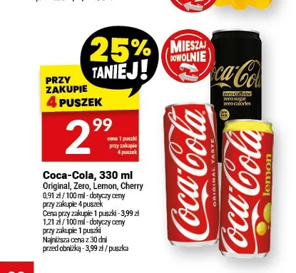 Napój gazowany Coca-Cola Original 330 ml promocja w Twój Market