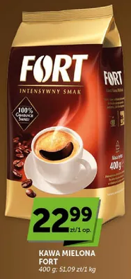 Kawa mielona Fort intensywny smak promocja w Euro Sklep