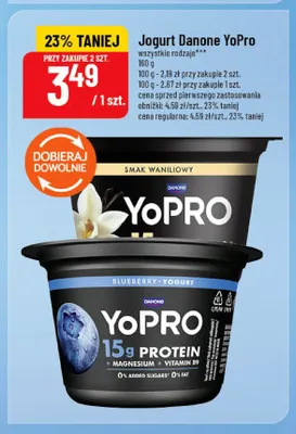 Jogurt Danone YoPro waniliowy promocja w POLOmarket