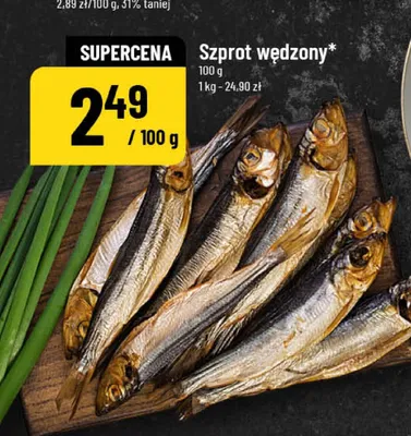 Szprot wędzony promocja w POLOmarket