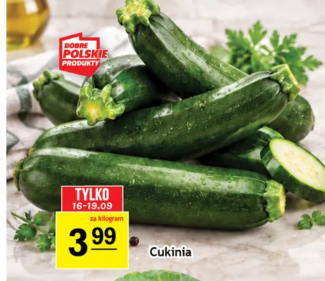 Cukinia promocja w Gram Market
