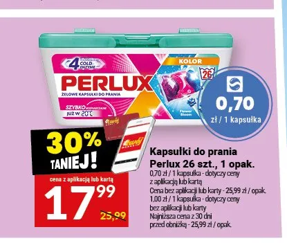 Kapsułki do prania Perlux promocja w Twój Market