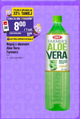 Napój z aloesem Aloe Vera Farmers promocja w POLOmarket