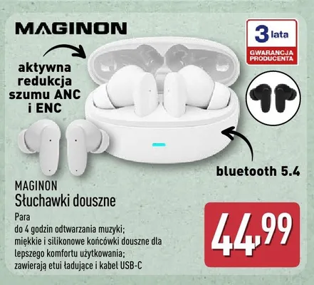 Słuchawki douszne MAGINON promocja w Aldi