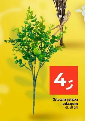 Sztuczna gałązka bukszpanu promocja w Dealz