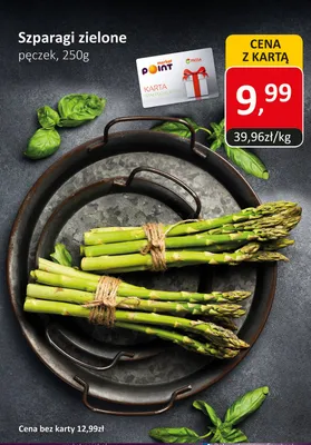 Szparagi zielone promocja w Market Point