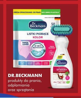 Produkty do prania, odplamiania oraz sprzątania Dr. Beckmann promocja w Super-Pharm