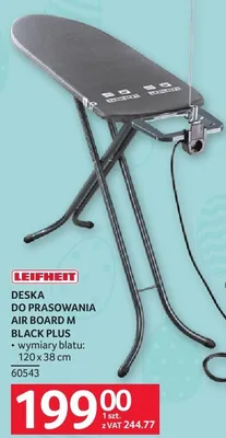 Deska do prasowania Air Board M Black Plus Leifheit promocja w Selgros