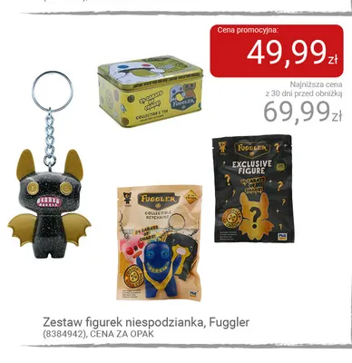 Zestaw figurek niespodzianka Fuggler promocja w Smyk