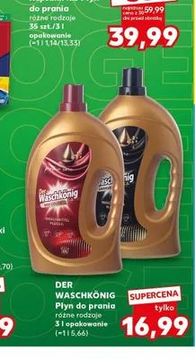 Płyn do prania Der Waschkönig promocja w Kaufland
