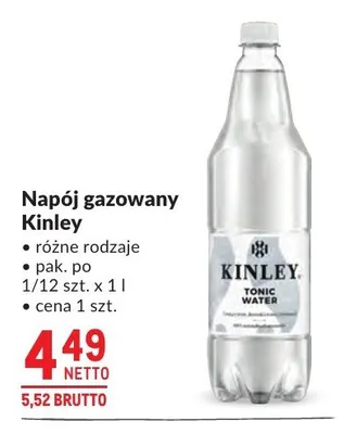 Napój gazowany Kinley promocja w Makro