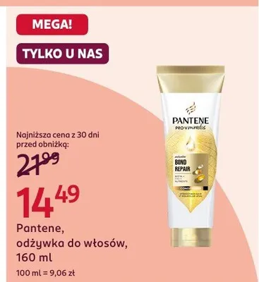 Odżywka do włosów Pantene, odżywka do włosów, 160 ml promocja w Rossmann