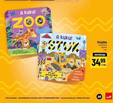 Książka A kuku! Zoo promocja w POLOmarket