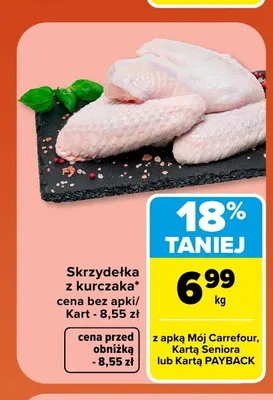 Skrzydełka z kurczaka promocja w Carrefour Market
