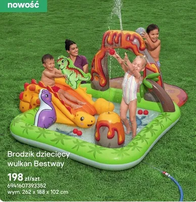 Brodzik dziecięcy wulkan Bestway promocja w Castorama